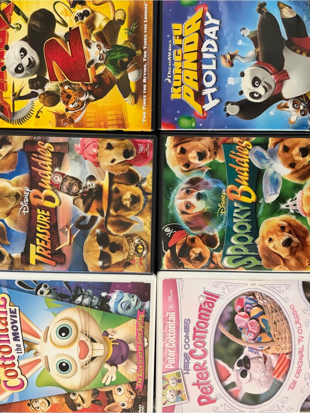 Kids DVD Lot - Animated Family Movies (Colorful Covers)